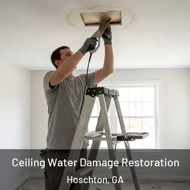  Ceiling Water Damage Restoration Hoschton, GA