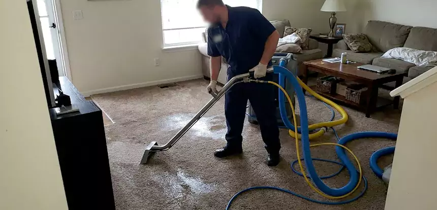 Flooded Basement Carpet Cleanup Hoschton 