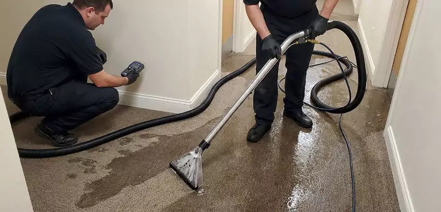 Basement Flooded Carpet Soaked Recovery in Hoschton