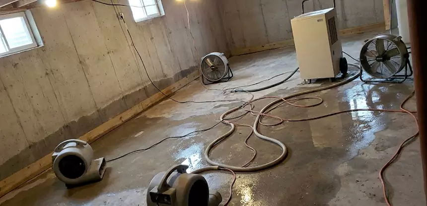 Large-Scale Water Damage Cleanup in Hoschton