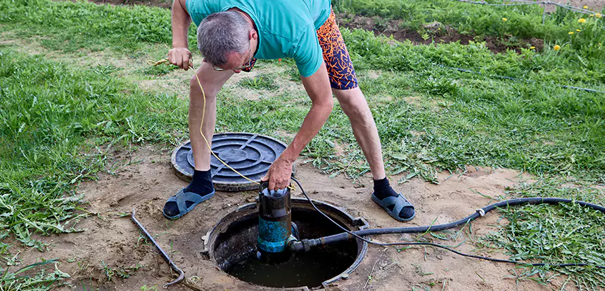 Outdoor Sewage Cleanup in Hoschton