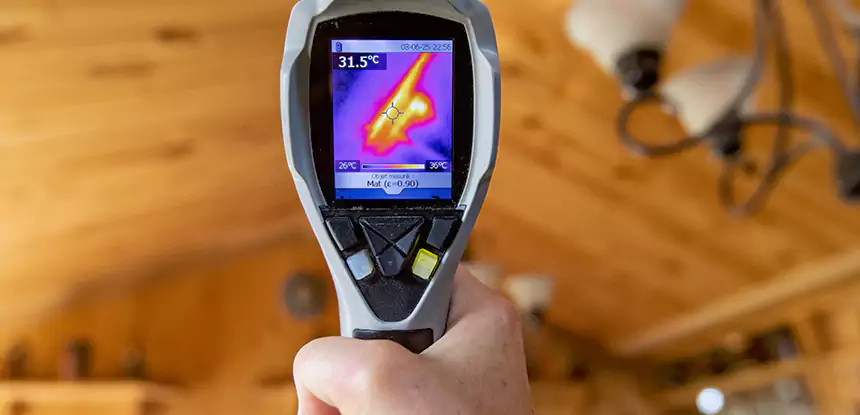 Infrared Camera Roof Leak Detection in Hoschton