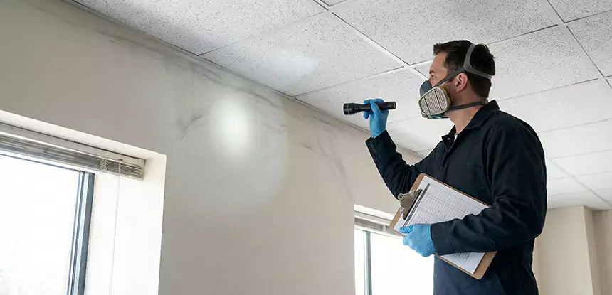 Ceiling Water Damage Inspection in Hoschton