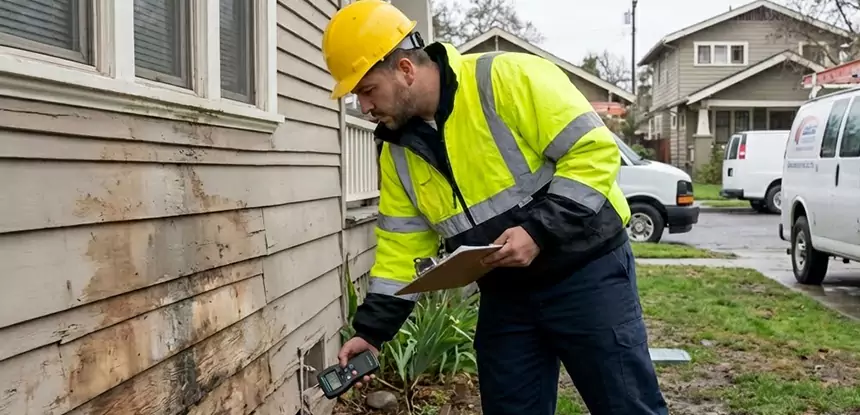 Water Damage Exterior Wall Hoschton